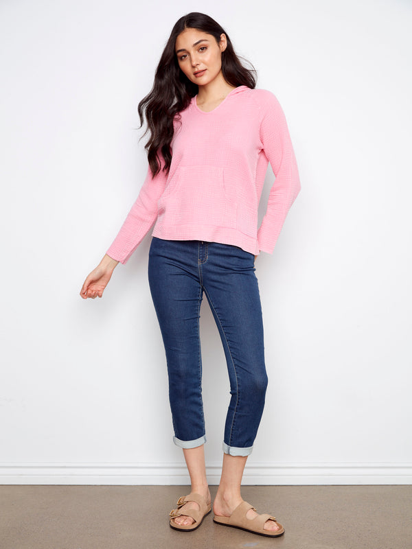 Bubble Cotton Hoodie - Candy