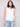 Sleeveless white linen blouse by Charlie B.