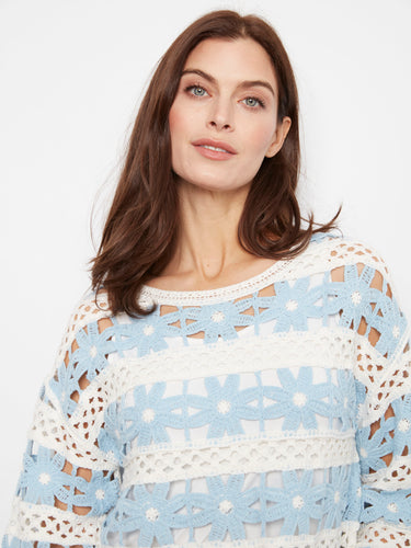 Designed with intricate patterns, this top is made from a breathable cotton blend, ensuring comfort and style by Charlie B.