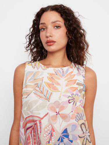 Stay cool with the lightweight feel of this sleeveless Maui print top, ideal for sunny adventures. By Charlie B.