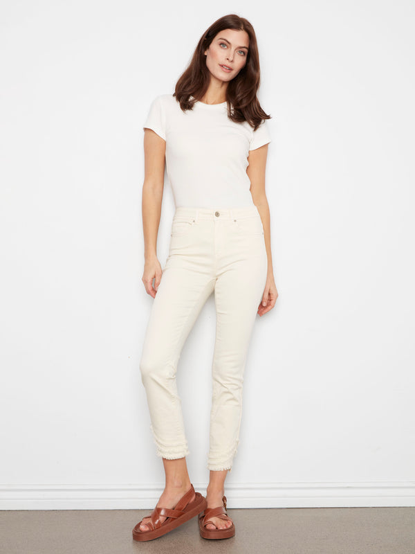 These jeans feature a skinny fit design, offering a sleek and modern look that's perfect for any occasion. By Charlie B.