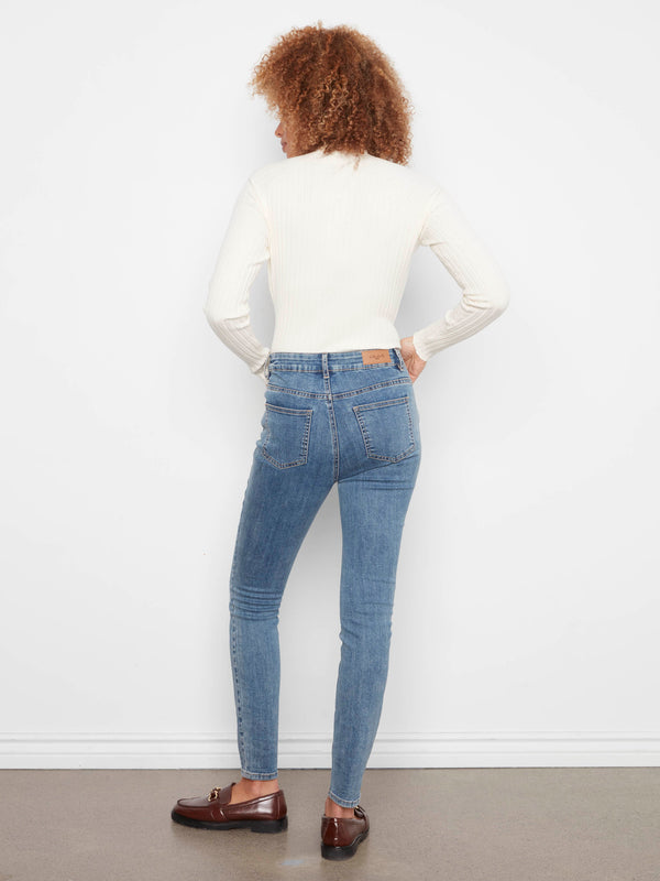 Carine Skinny Jeans - Medium Blue