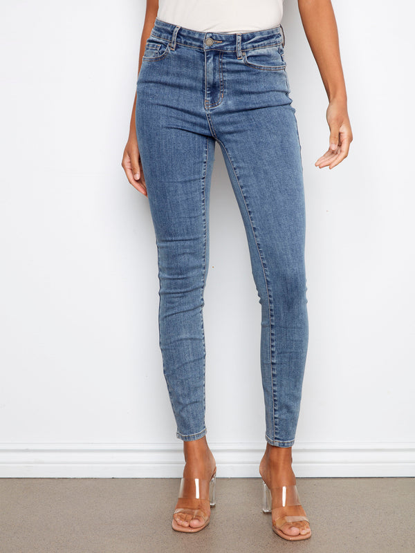 Carine Skinny Jeans - Medium Blue