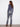 Stretch denim construction in these Roseblue foiled jeans ensures flexibility and ease of movement by Charlie B.