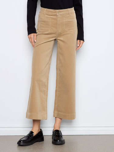 Crafted with a cropped length, these pants offer a modern and chic look. The regular rise ensures a flattering fit by Charlie B.