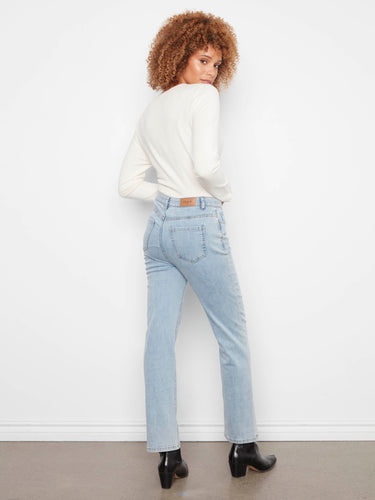 Charlotte Straight Leg Jeans - Light Blue