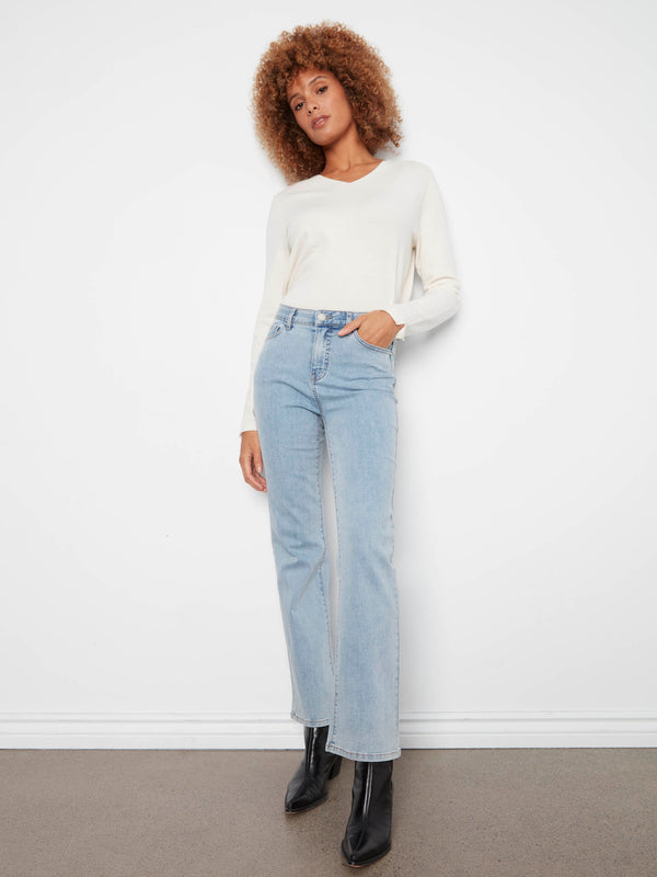 Charlotte Straight Leg Jeans - Light Blue