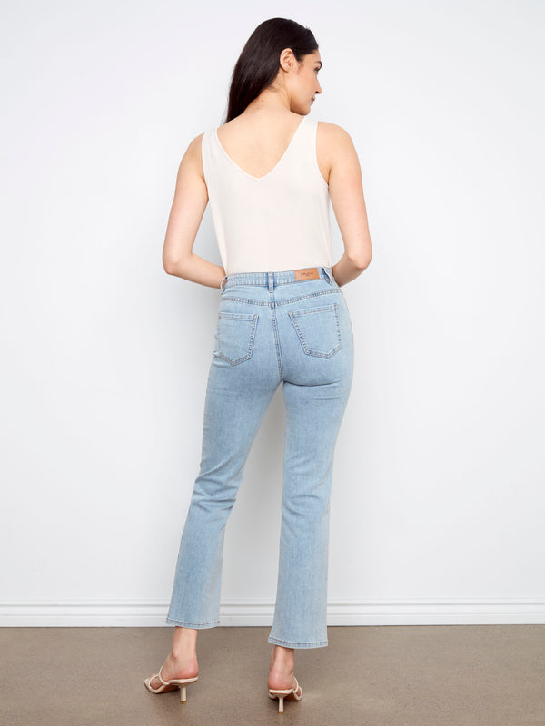 Charlotte Straight Leg Jeans - Light Blue
