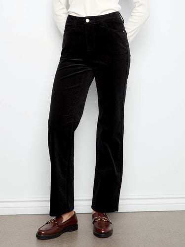 Crafted in full length, these pants provide an elegant and versatile style suitable for both casual and formal wear. By Charlie B.