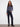 Blue-black jeans featuring a straight fit and long length, perfect for versatile styling. Crafted in stretch denim by Charlie B.