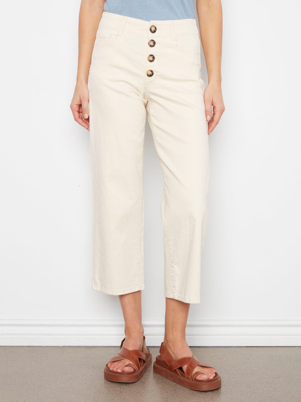 Designed with a cropped length, these pants are perfect for showcasing your favorite footwear by Charlie B.