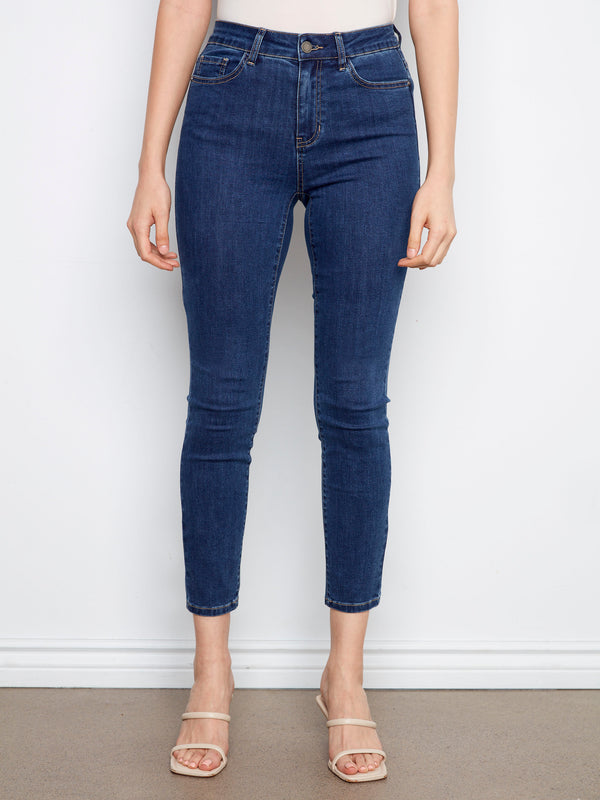 Claudia Slim Leg Jeans - Indigo