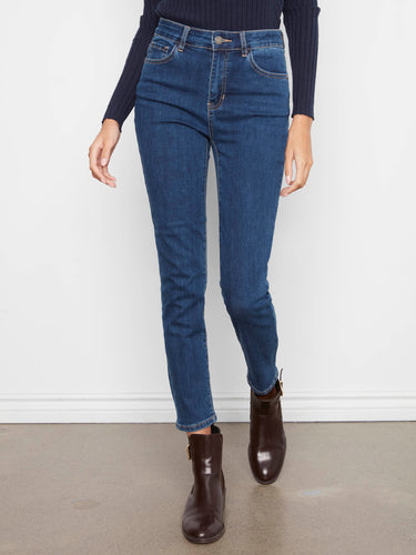 Claudia Slim Leg Jeans - Indigo