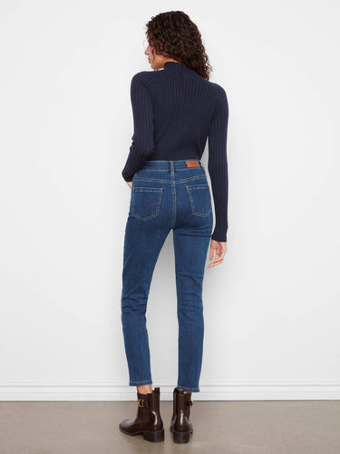 Claudia Slim Leg Jeans - Indigo