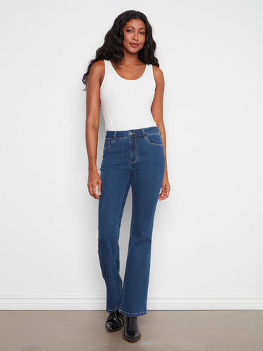 Celine Flare Leg Jeans - Indigo