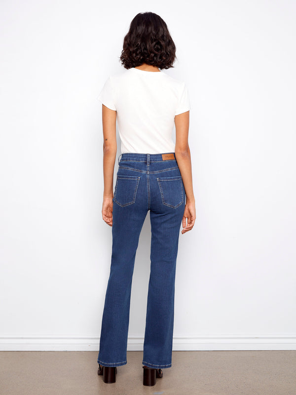Celine Flare Leg Jeans - Indigo