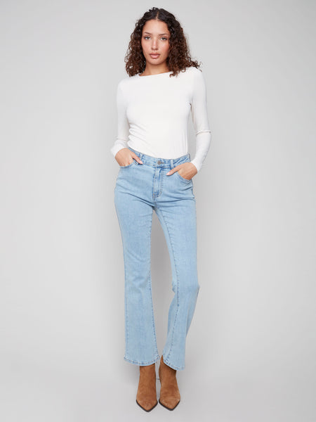 VIP【送料関税込】CELINE FLARED LEG DENIM JEANS Women's Celine Flare Leg Jeans | Light Blue | Charlie B