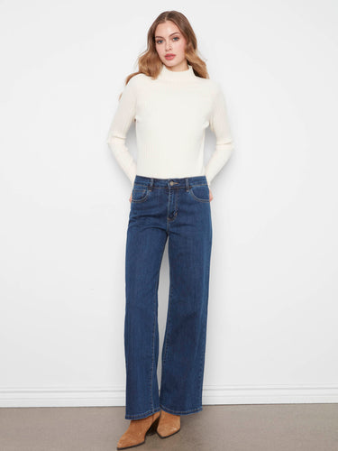 Chloe Wide Leg Jeans - Indigo