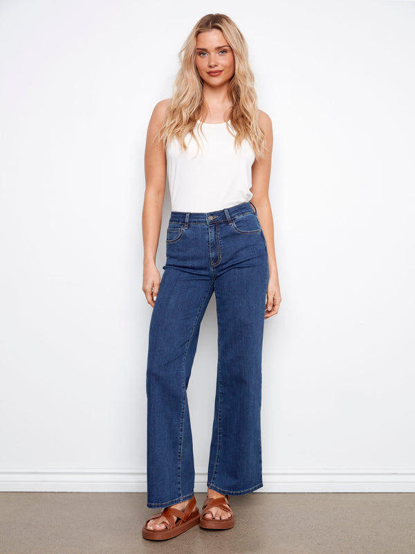Chloe Wide Leg Jeans - Indigo