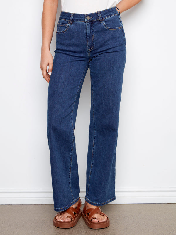 Chloe Wide Leg Jeans - Indigo