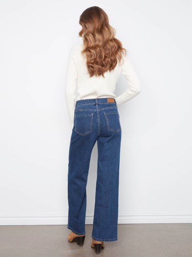 Chloe Wide Leg Jeans - Indigo