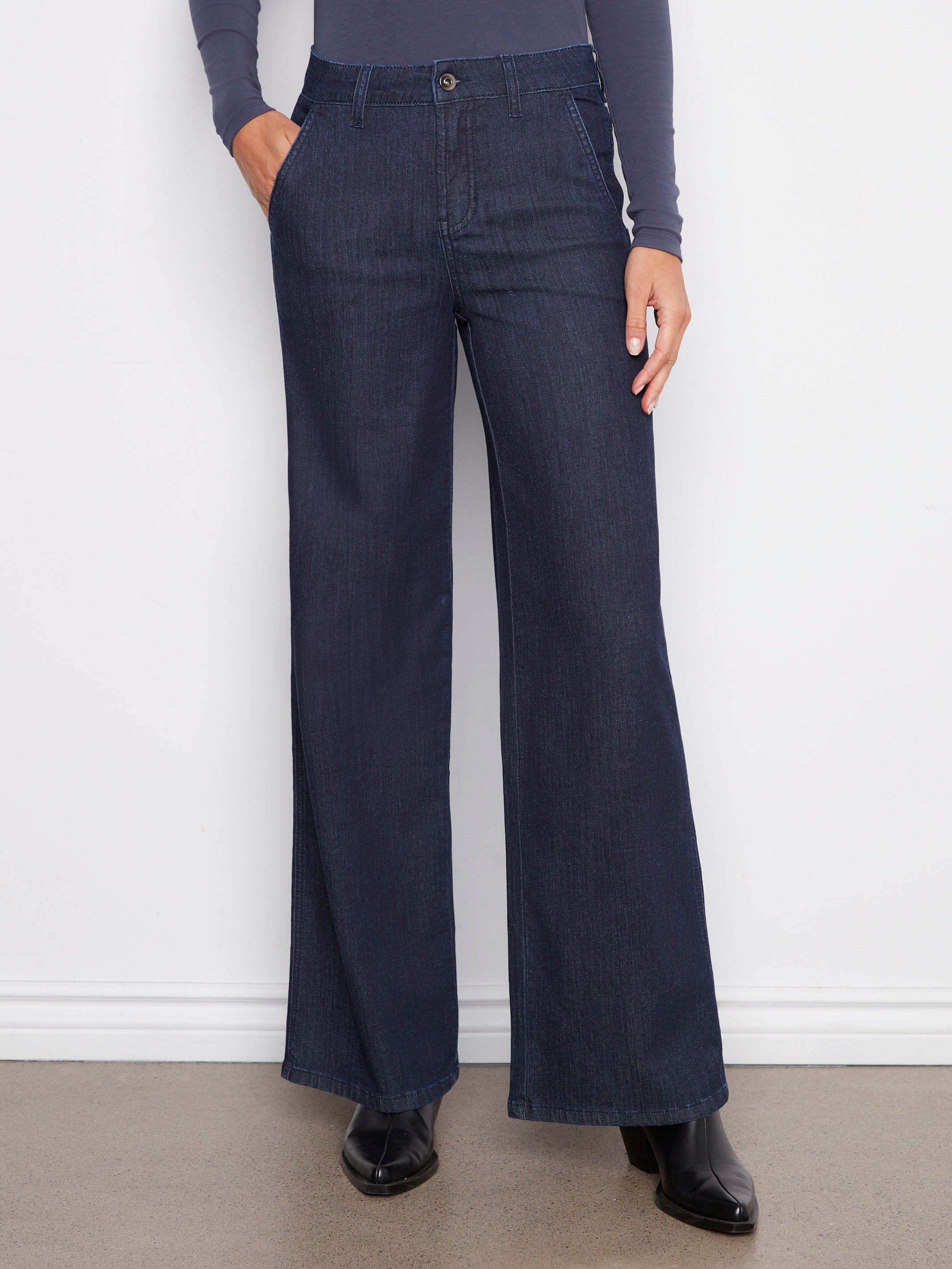 Crafted from stretch denim fabric, these jeans offer both comfort and style by Charlie B.