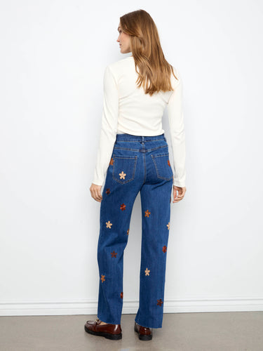 Experience comfort with stretch denim in these jeans, ensuring ease of movement throughout the day by Charlie B.
