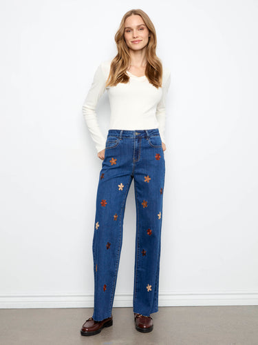 Designed with a regular rise, these jeans provide a classic fit that complements any top effortlessly by Charlie B.