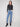 Medium blue jeans with a straight leg cut, showcasing a regular rise and elegant style, perfect for any occasion by Charlie B.