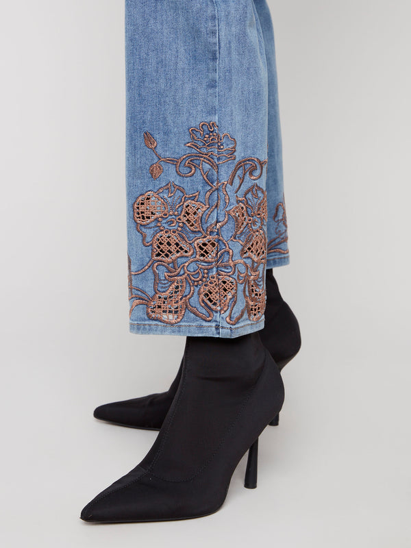 Crafted from stretch denim, these jeans provide comfort and flexibility while maintaining their stylish look by Charlie B.