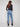 The regular rise of these medium blue jeans ensures a flattering fit with added lace details for an elegant finish by Charlie B.