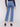 Straight-leg medium blue jeans crafted from stretch denim, complete with a button front closure by Charlie B.