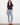 Light blue jeans with a slim fit, featuring a chic blanket stitch hem for added style by Charlie B.