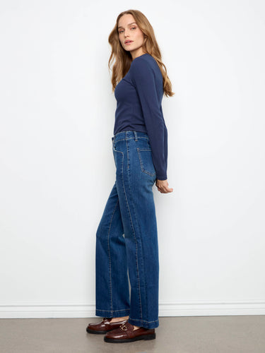 Crafted from stretch denim fabric, these jeans provide ease of movement and style by Charlie B.