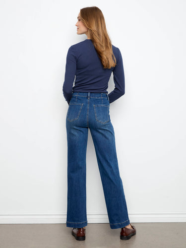 The regular rise of these jeans combines classic styling with modern comfort by Charlie B.