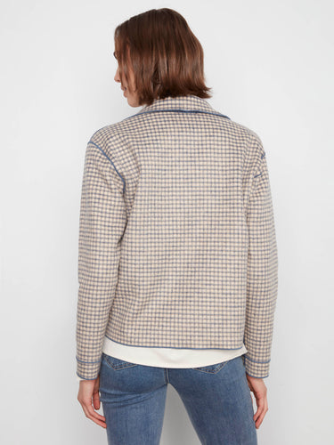 Reversible design allows you to switch up your look effortlessly with this chic jacket. By Charlie B.