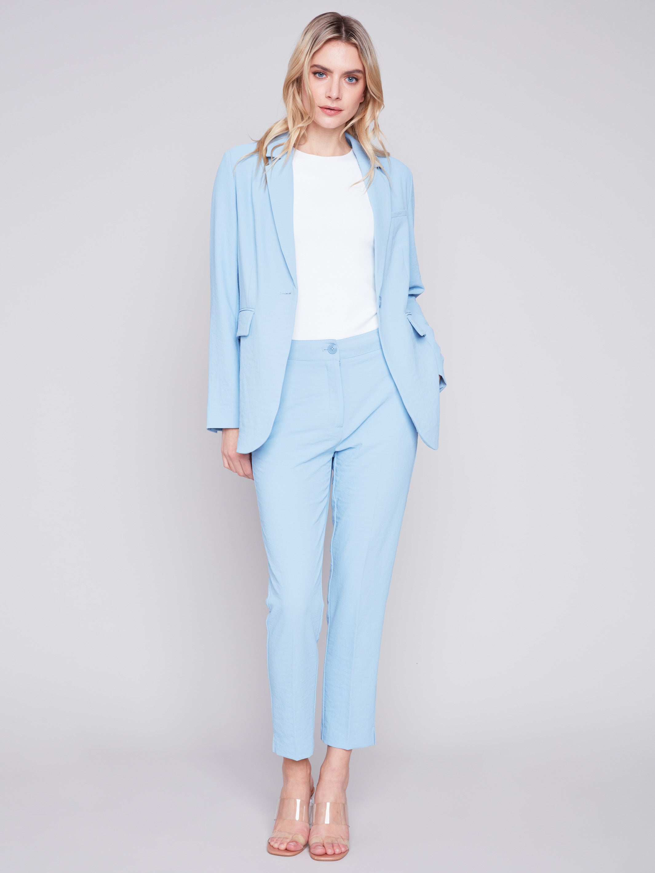 Pant Suit High Quality Sky Blue Womens Suits Woman Slim Double Breasted  Blazer Pencil Female Office WearWomens WomensWo From Cozycomfy21, $86.31 |  DHgate.Com