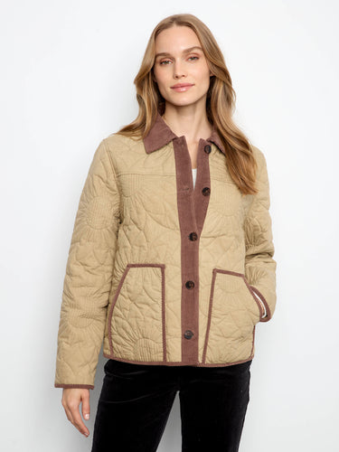 Stylish jacket featuring a button-front closure, perfect for casual outings. Crafted with attention to detail by Charlie B.