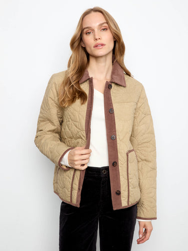 Functional patch pockets on this jacket provide practicality and style for everyday wear. Designed thoughtfully by Charlie B.
