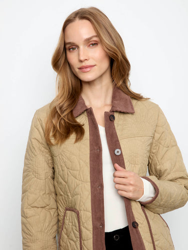Button-front closure adds a timeless touch to this versatile jacket, perfect for any occasion. Created with care by Charlie B.