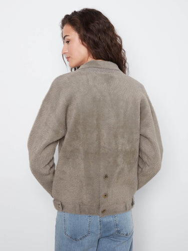 Keep essentials handy with practical patch pockets on this chic and comfortable jacket. By Charlie B.