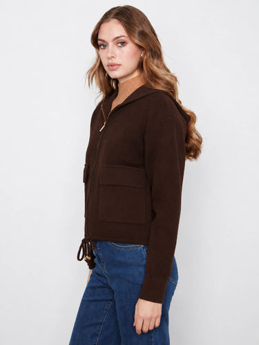 Designed with an adjustable drawcord hem, this versatile jacket allows for customizable comfort and fit by Charlie B.