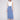 Blue floral midi skirt with stretch fabric by Charlie B.