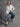 With a distinct wide-leg silhouette and detailed floral patterning, these blue jeans offer both style and comfort by Charlie B.