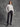 Sophisticated ecru piece with long sleeves and subtle stripe detail by Charlie B.