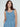 Graceful blue sleeveless maxi dress made from Tencel, featuring a comfortable smocked bodice design by Charlie B.