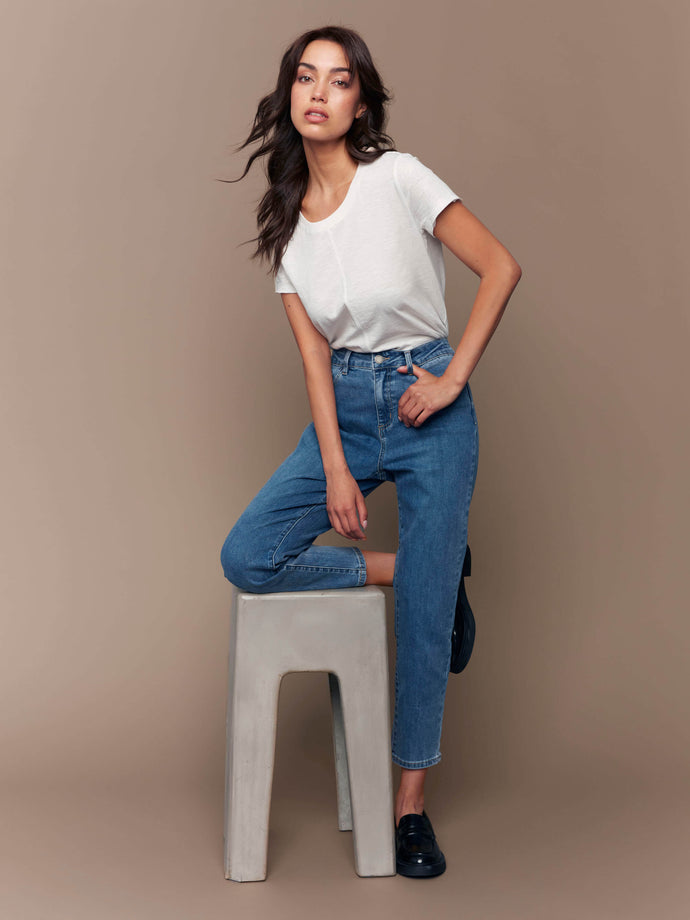 Claudia Slim Leg Jeans - Charlie B Collection