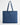 Denim tote bag with carry handles, featuring an embossed Charlie B logo. Spacious and stylish for everyday use by Charlie B.