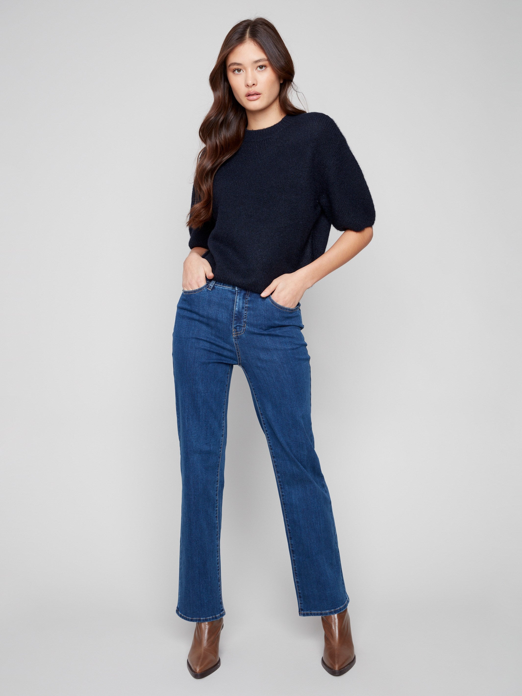 Enjoy the plush knit of this Moonlight sweater, crafted with attention to detail and comfort in mind by Charlie B.
