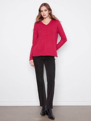 This long-sleeved top offers a relaxed fit, making it comfortable for all-day wear. Pair it with jeans for an effortless look. By Charlie B.